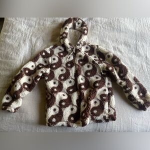 PacSun | Yin Yan Royal Printed Sherpa Hoodie